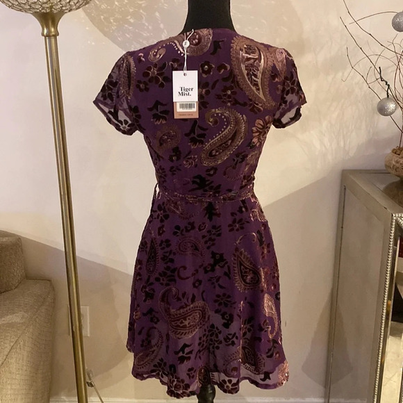 Tiger mist. Purple dress size XS NWT - Picture 6 of 8